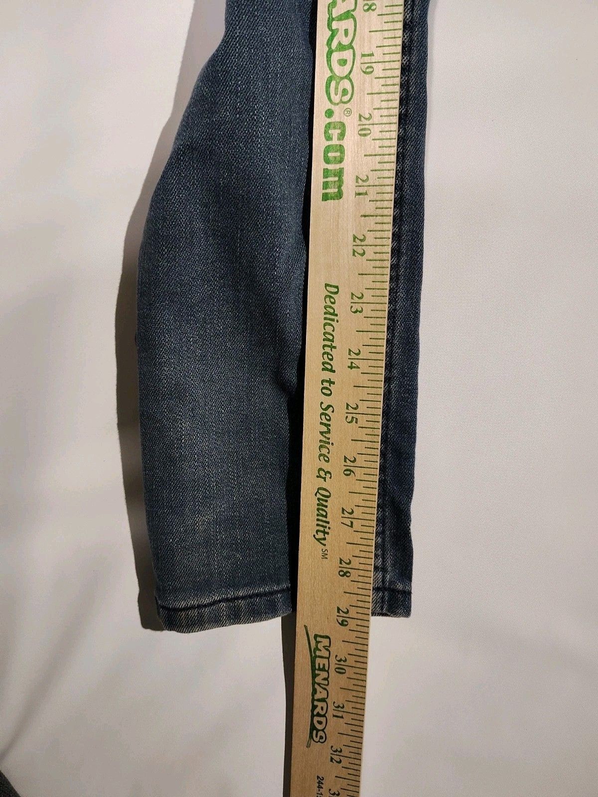Levi’s 513 Slim Straight Leg Jeans Gray Denim Low Rise Men’s 30×32