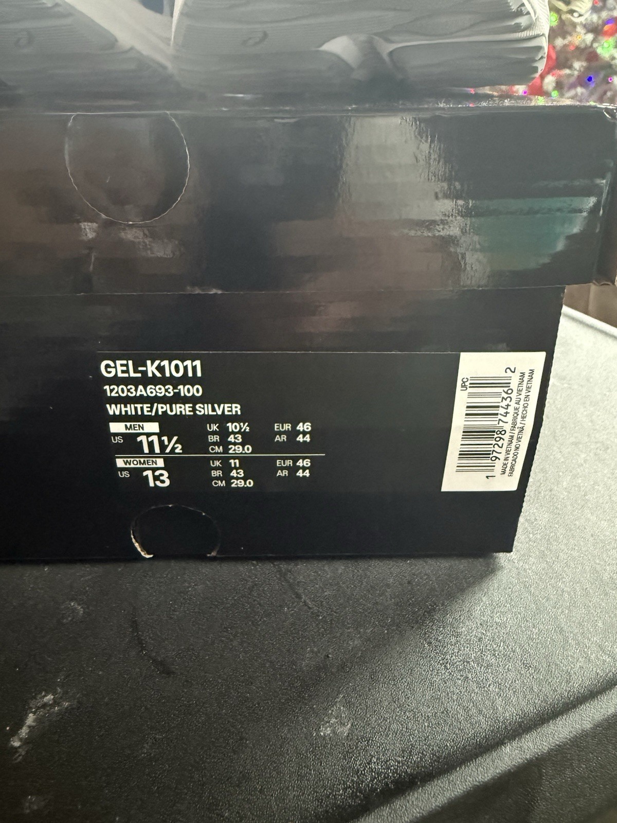 ASICS Gallery Dept. X Gel K1011 Mental Energy Sneakers Size 11.5 Multi-Color