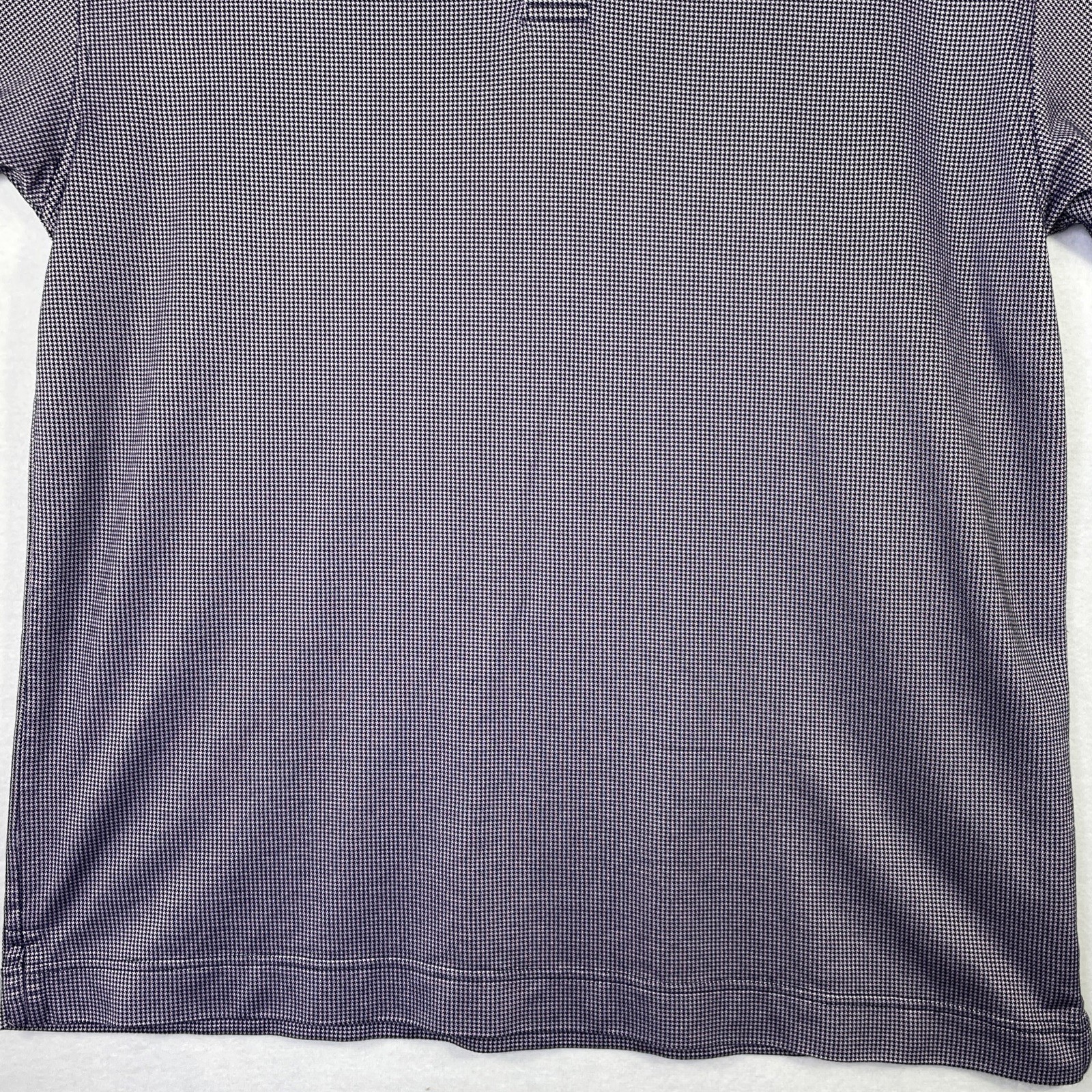 Cutter & Buck Men’s XL DryTec Nanotex Fabric Golf Polo Shirt Purple Pattern
