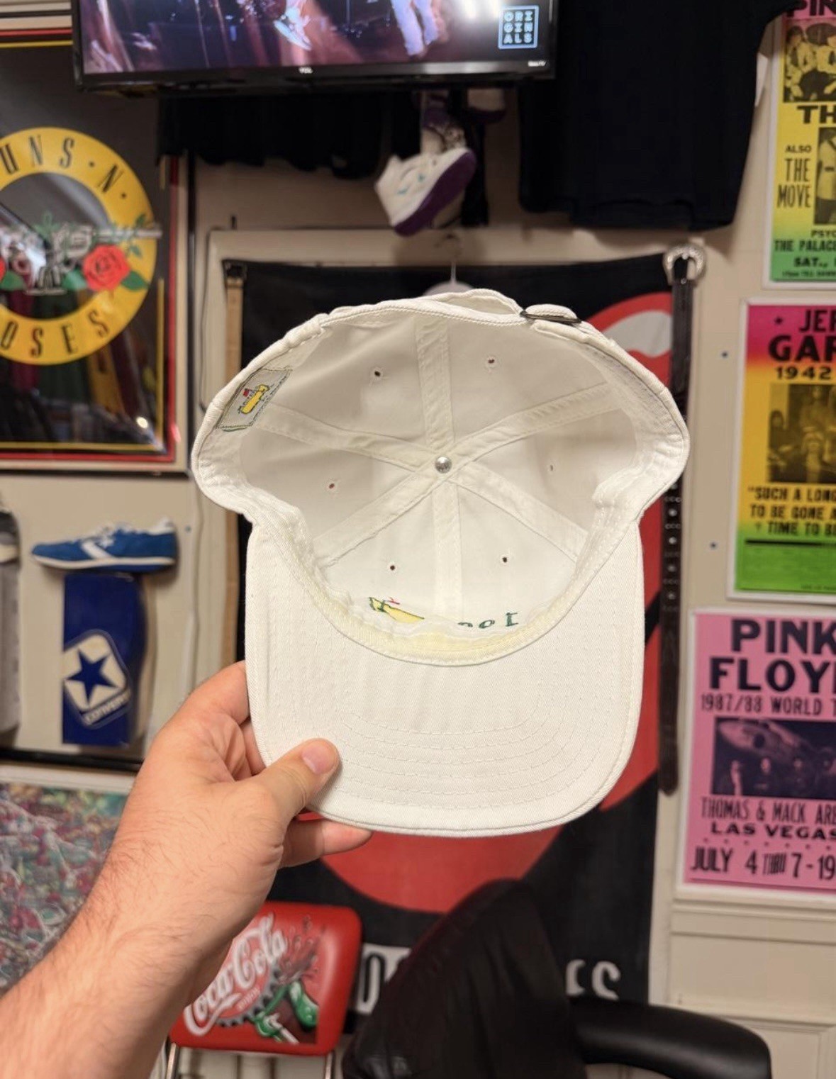 1999 The Masters Golf Embroidered Logo Hat Strapback White