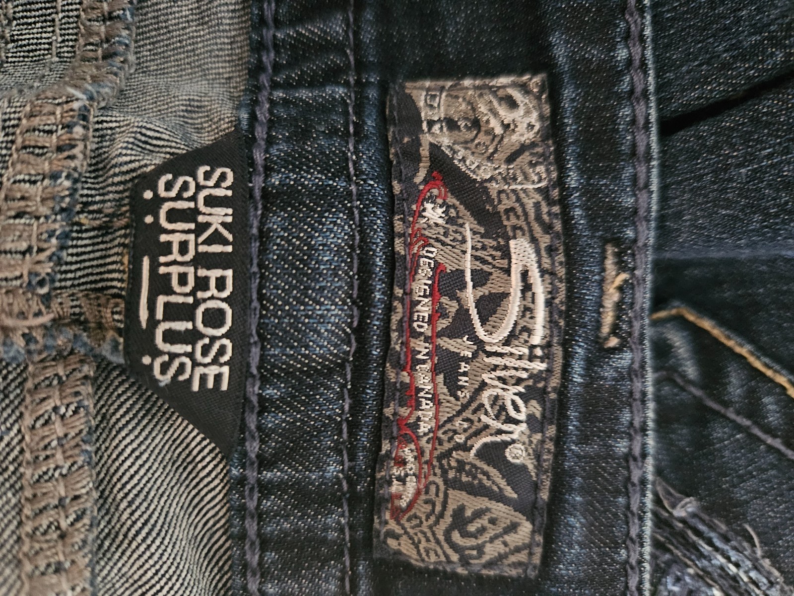 silvers suki rose surplus shorts