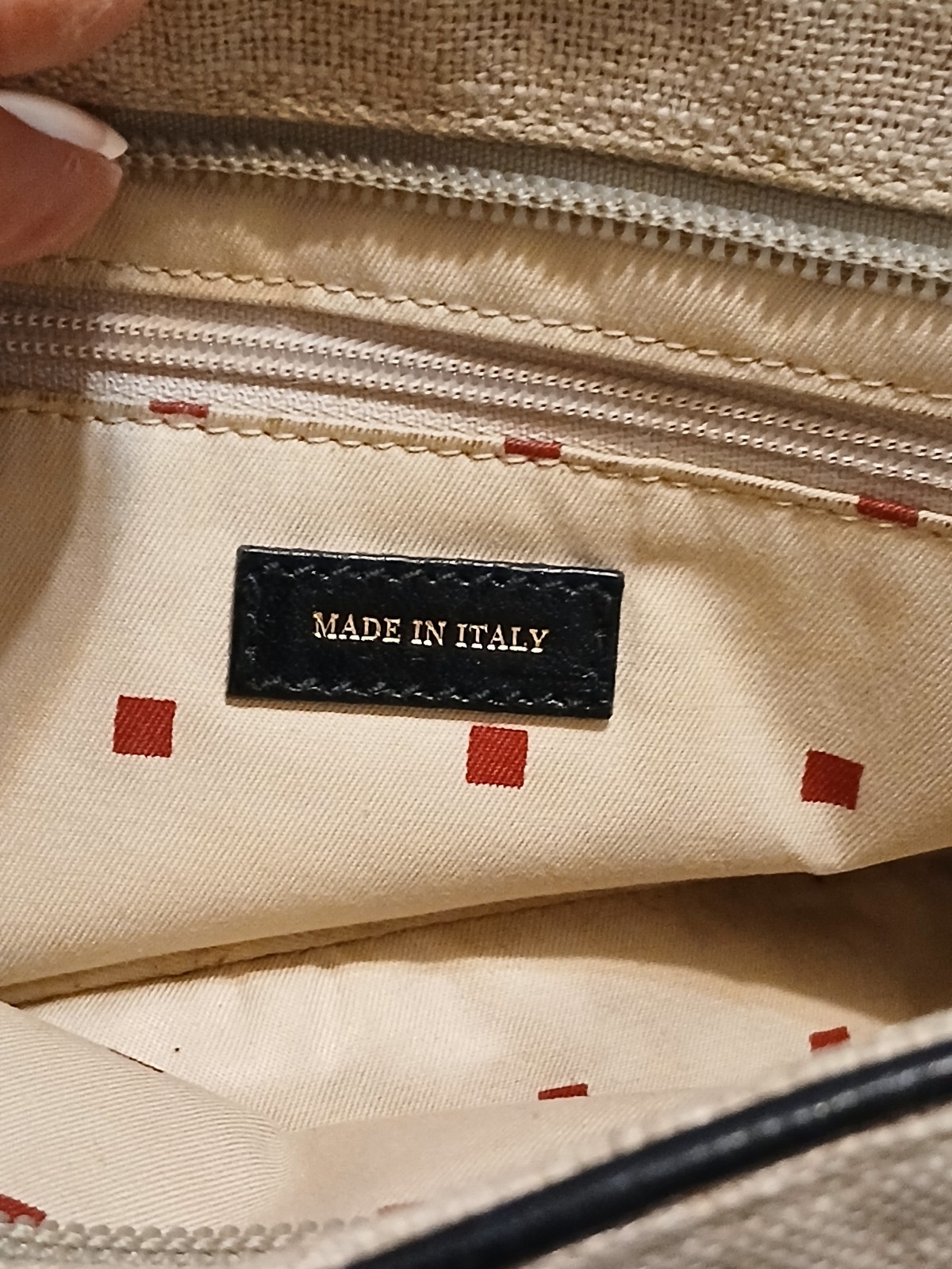 kate spade baguette shoulder bag linen