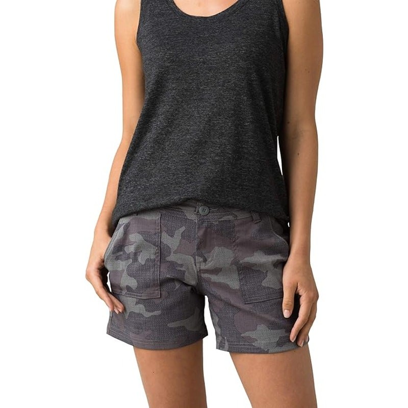 NWT prAna Women’s Olivia Short – Gravel Camo – Size 6