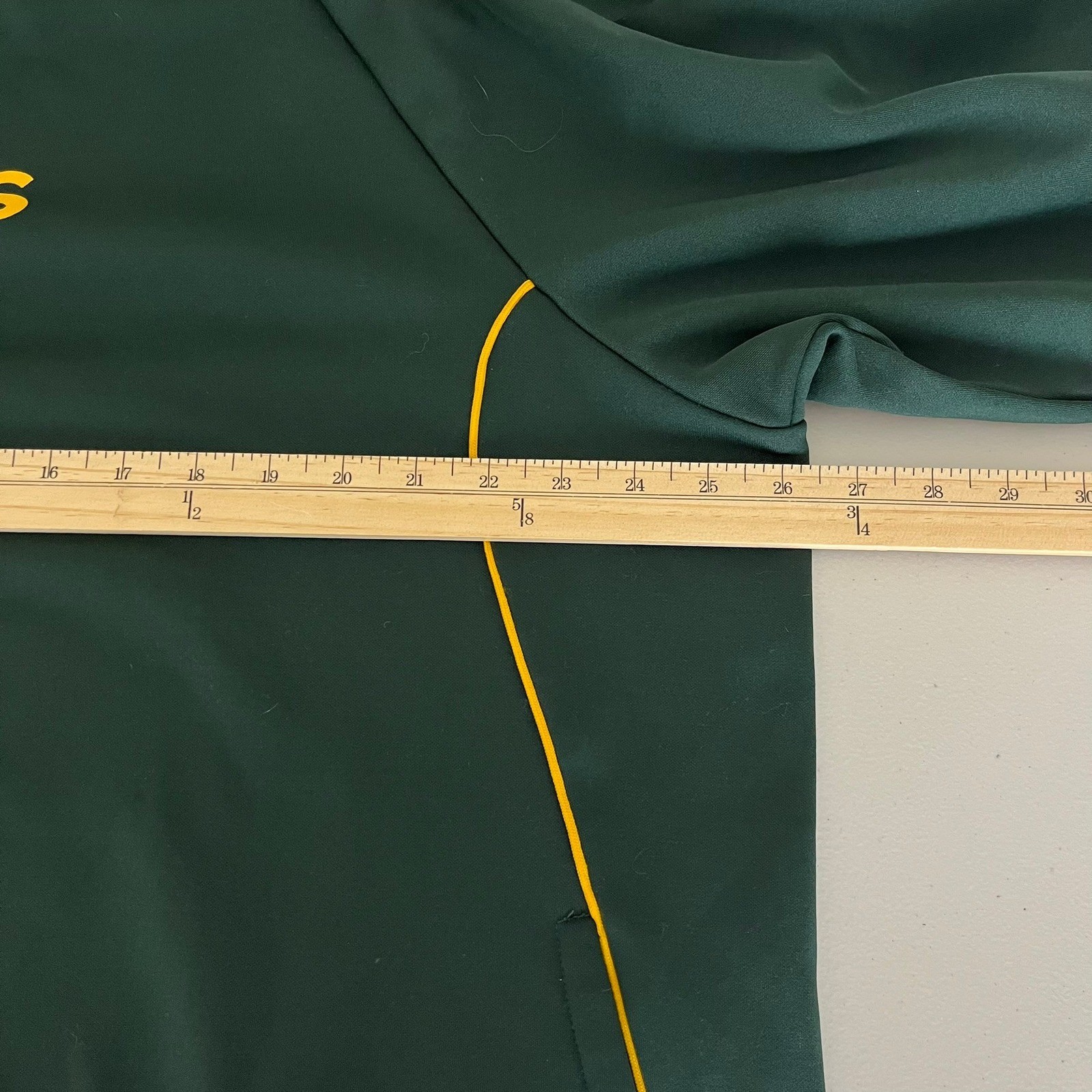 Majestic Oakland Athletics Therma Base Pullover Green Mens XL MLB Baseball Logo