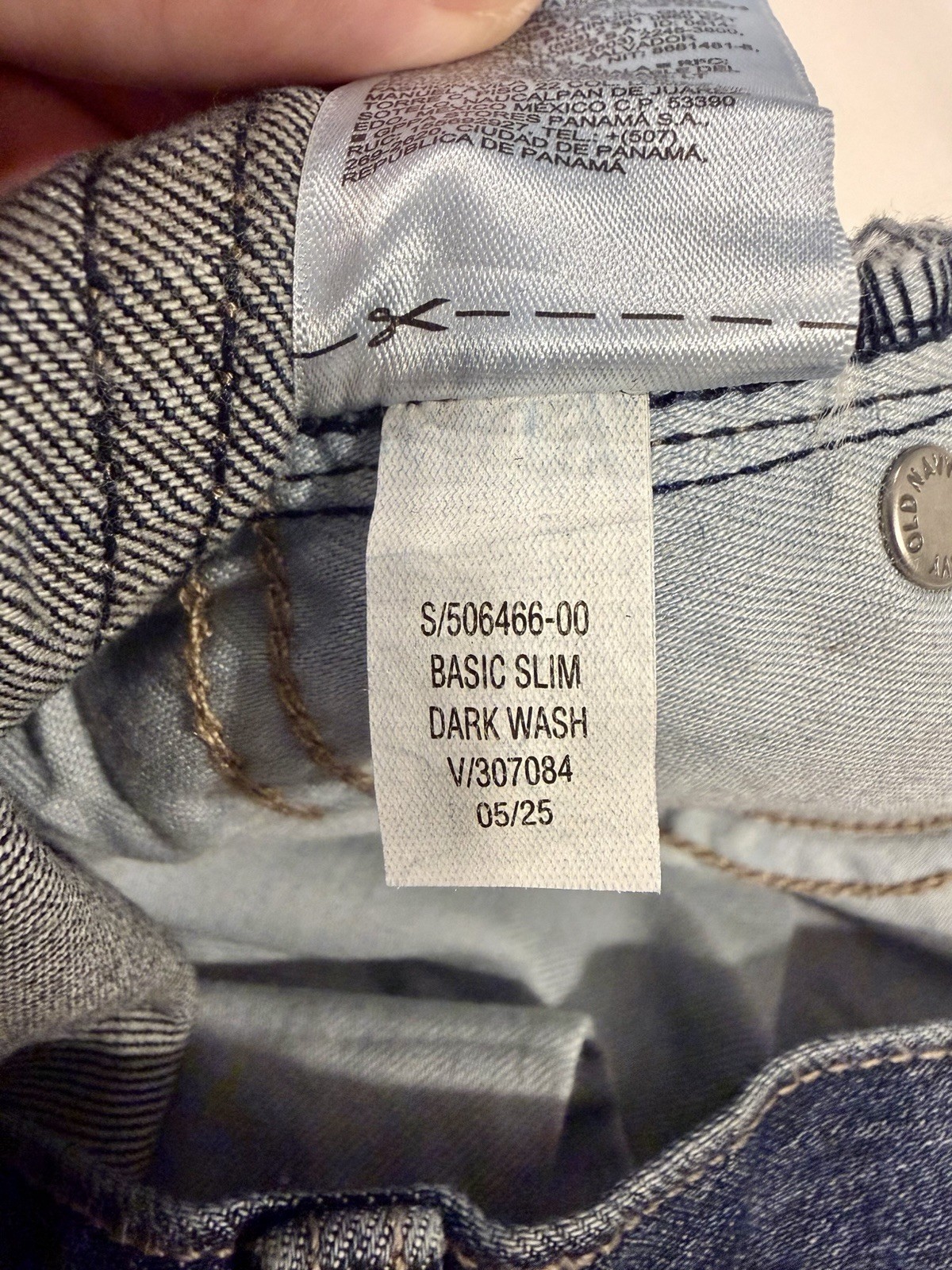 NWT Old Navy Slim Built In Flex Stretch Blue Denim Jeans Mens Size 31×30