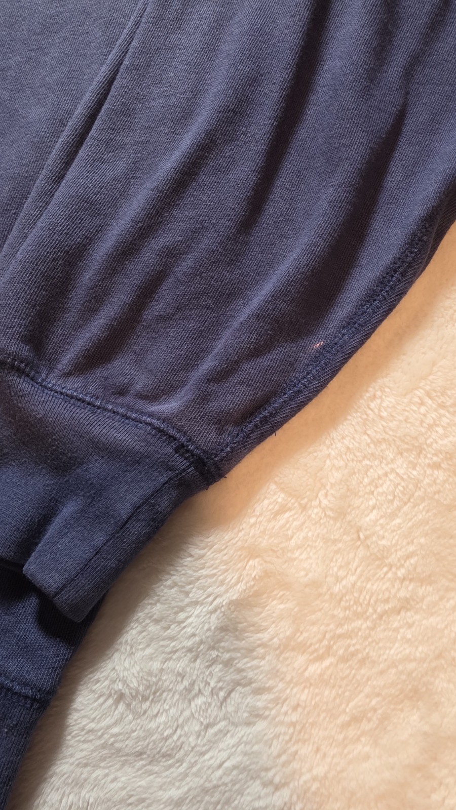 J.Crew “Brooklyn” Crewneck Sweatshirt Cotton Navy Blue Size Medium See Pictures