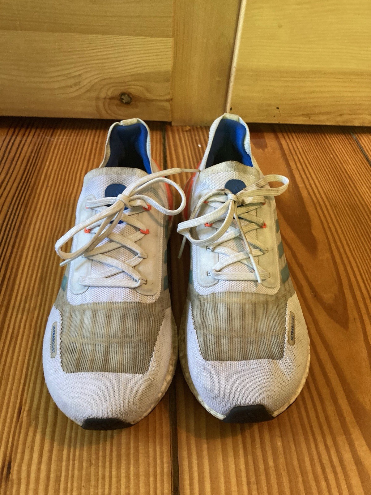 Adidas UltraBoost Men’s 8 White Athletic Sneakers