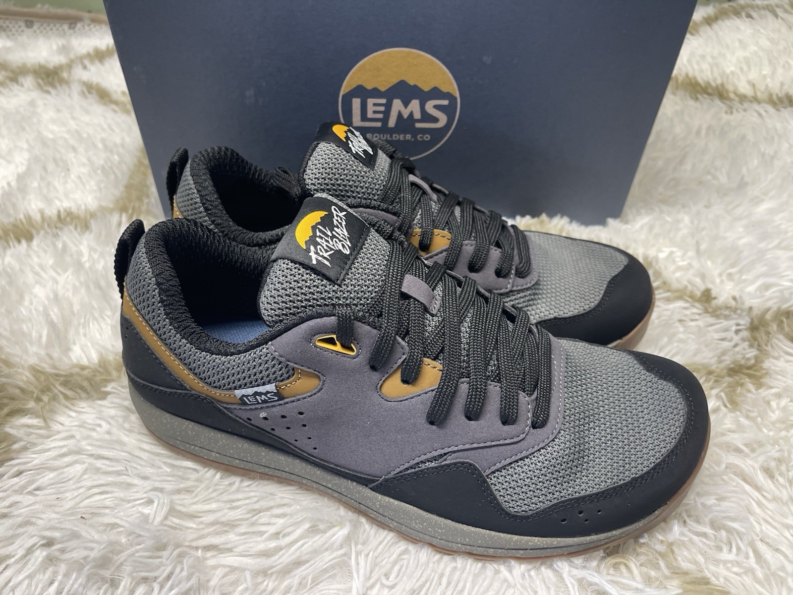 🧡NIB*Lems Trial Blazer Barefoot Shoes Men’s Size 10 Trail Hiking – Knightfall🧡