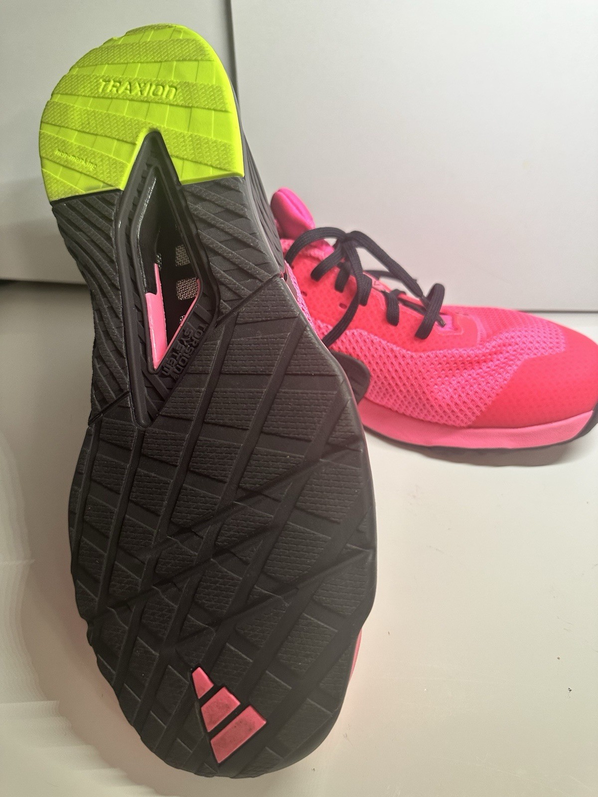 adidas Dropset 4 Training Shoes Lucid Pink/Aurora Onix/Core Black -size 12