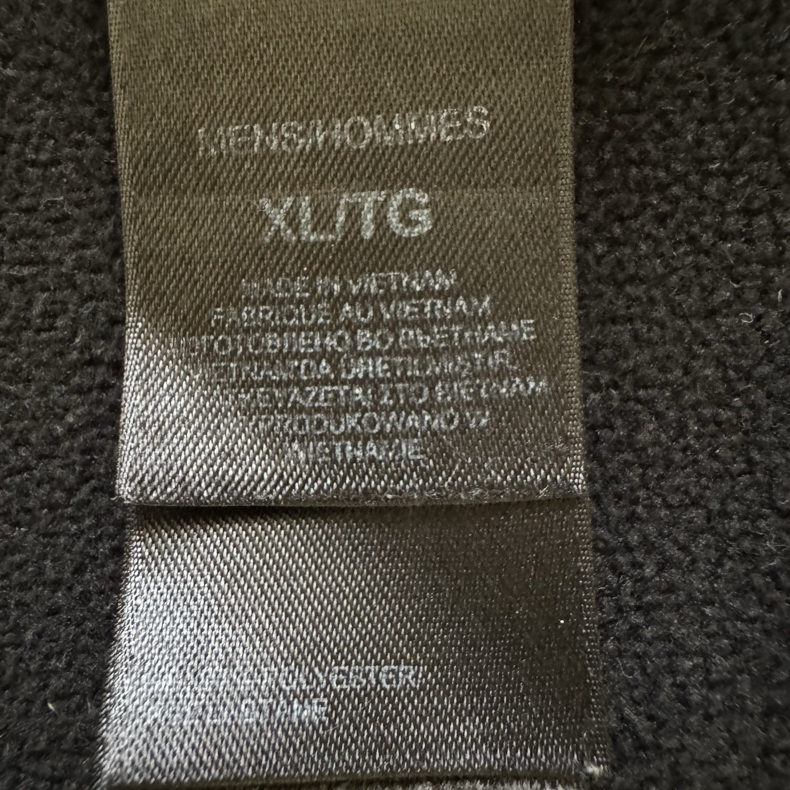 The North Face Dk Gray XL Full Zipper High Neck Polyester /Elastane Zip Pockets