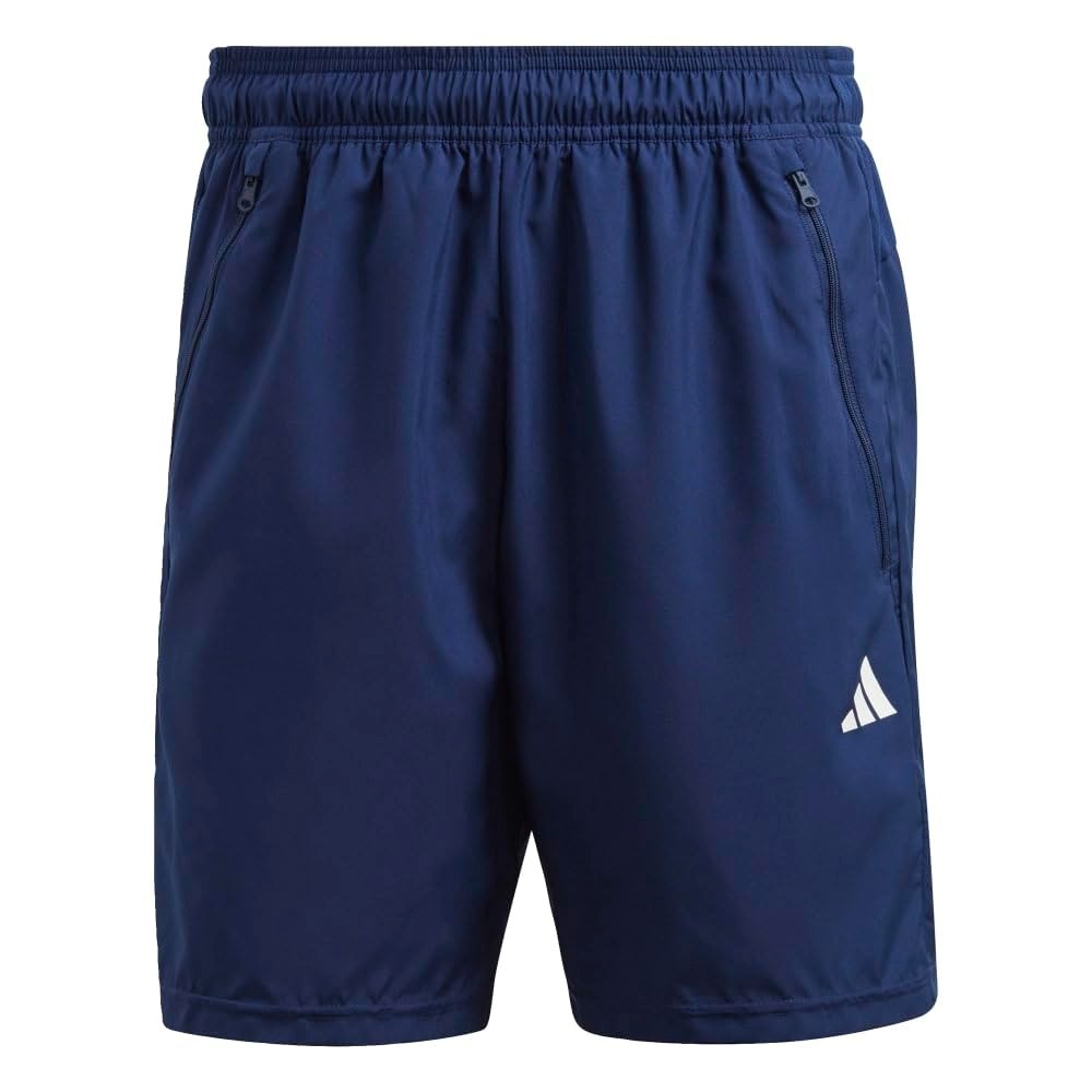 Adidas Men Essentials Woven Training Shorts, Dark Blue White, Size Large 9-Inch
