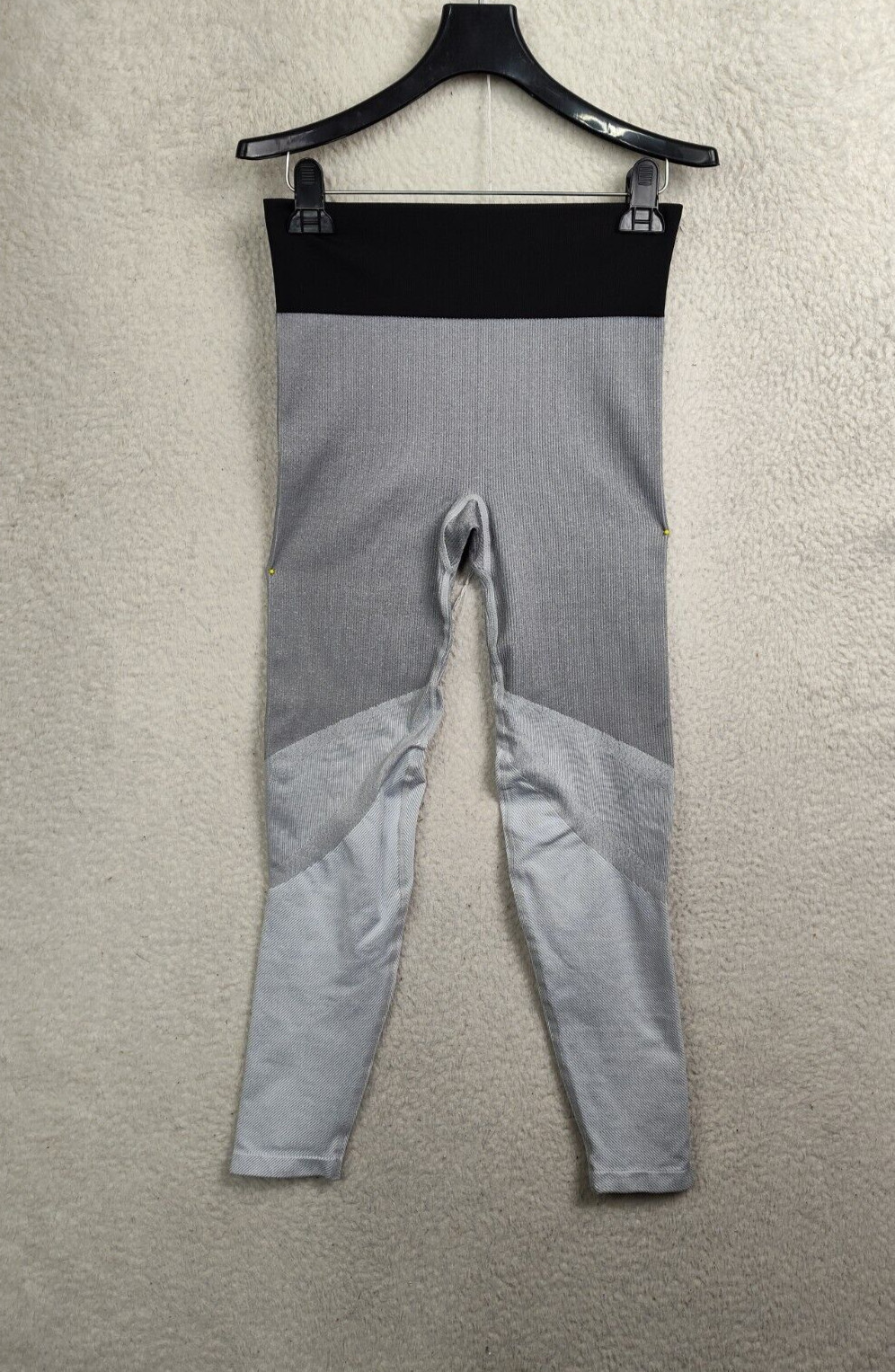 Aerie Women Leggings Medium Gray Nylon Blend Ribbed Seamless Stretchy Pants