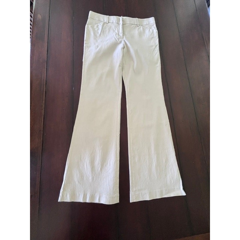 Express Design Studio Editor Pants Women’s Size 6 Tan Wide Leg Career Trousers