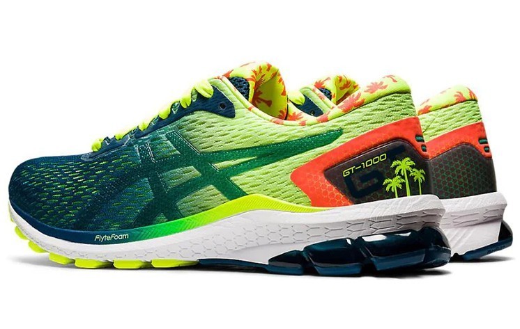 New Asics 1011A933-750 GT-1000 9 Yellow Mako Blue Size 11 US Men’s Shoes