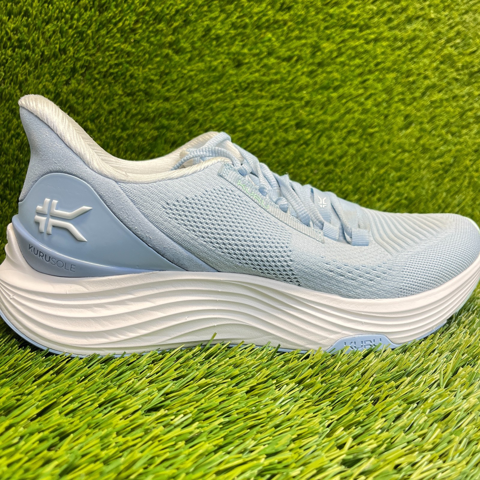 Kuru Atom 2 Womens Size 9.5D Blue White Athletic Running Walking Shoes Sneakers