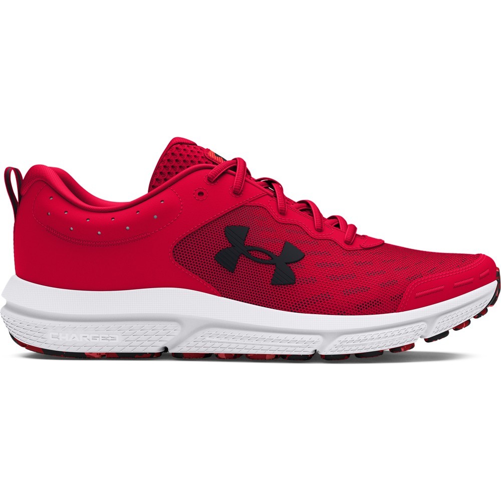 Under Armour 3026175 Men’s UA Charged Assert 10 Running Shoes, Red, Size 7