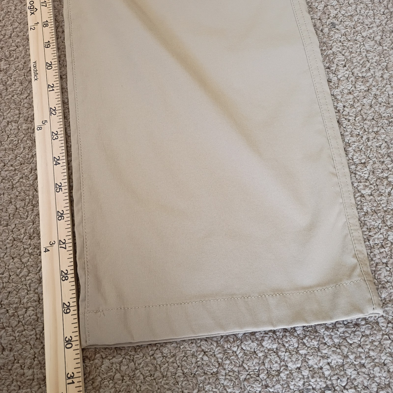 Eddie Bauer Men’s Beige Pants Size 38 X 32 Hiking and Convertible Zip-Off Legs