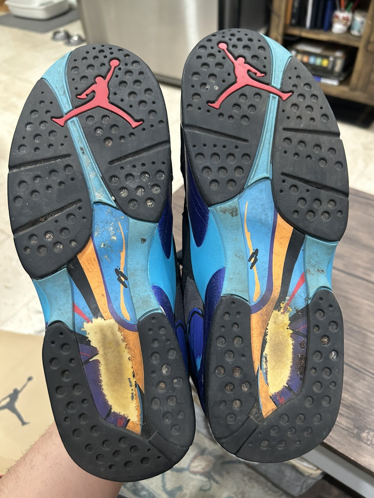 Air Jordan 8 Retro “Aqua” Size 11 – Used – No Box – Read Description