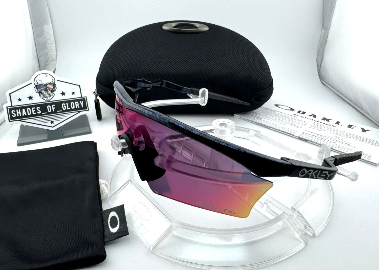 OAKLEY MUMBO BRAIN DEAD M FRAME PLANET X PRIZM ROAD HYBRID SUNGLASSES OO9435-07