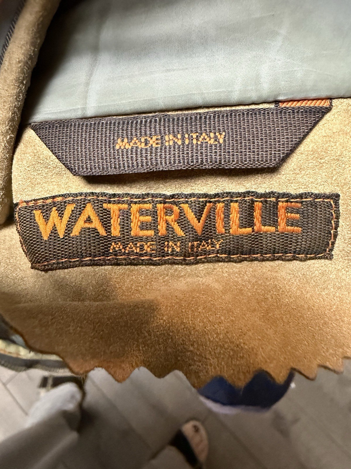 Women’s Waterville Italy Quilted Light Gray Jacket Size 42