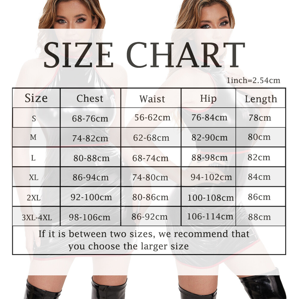 Womens Wet Look Shiny PVC Leather Back Zipper Nightclub Party Bodycon Mini Dress