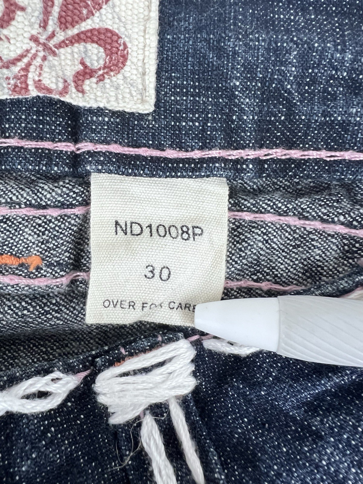 Laguna Beach Women’s Jeans Size 30 Blue Denim 33X32 Mid Rise Super Thick Stitch