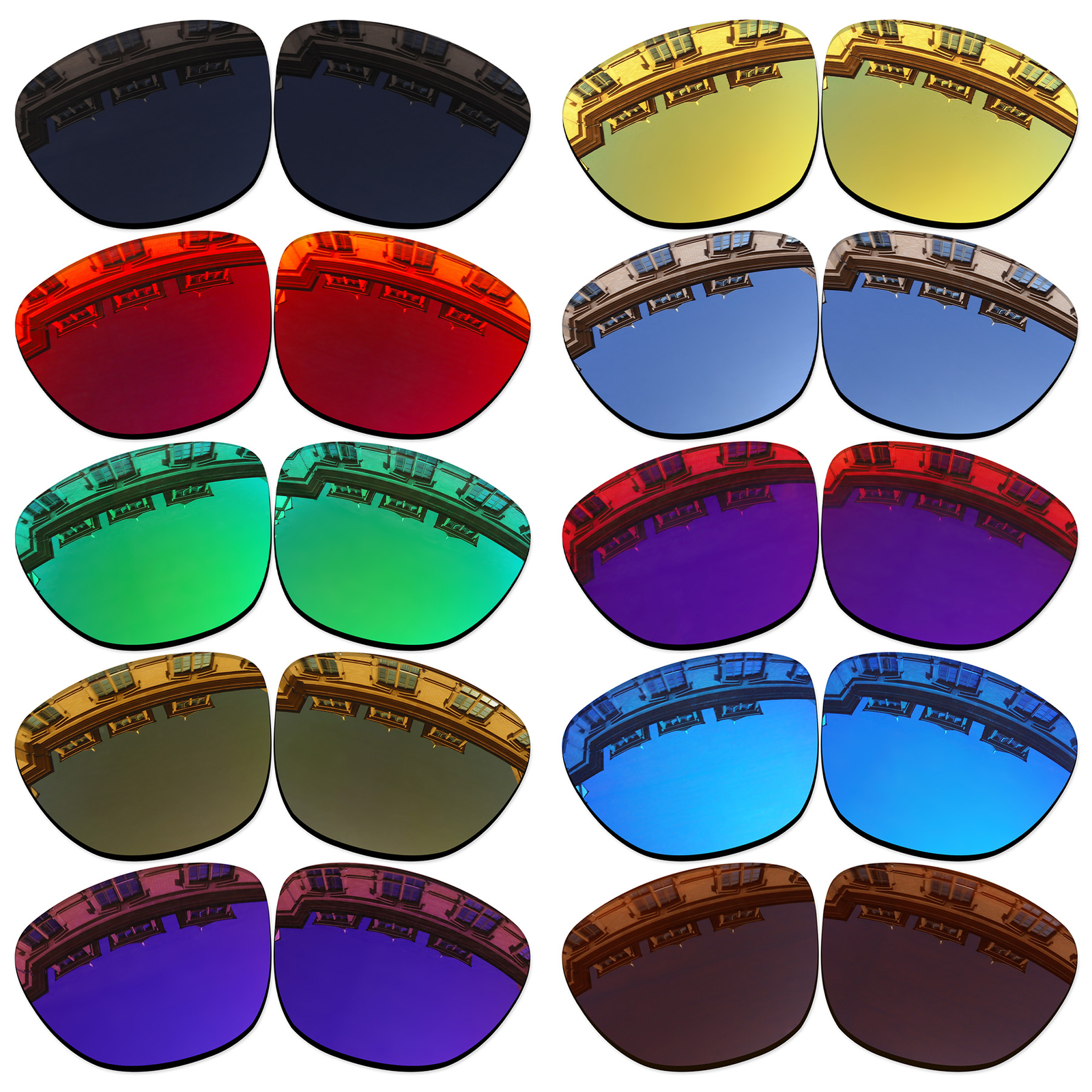 Vonxyz Polarized Replacement Lenses for-Oakley Kids Frogskins XXS OJ9009 Options