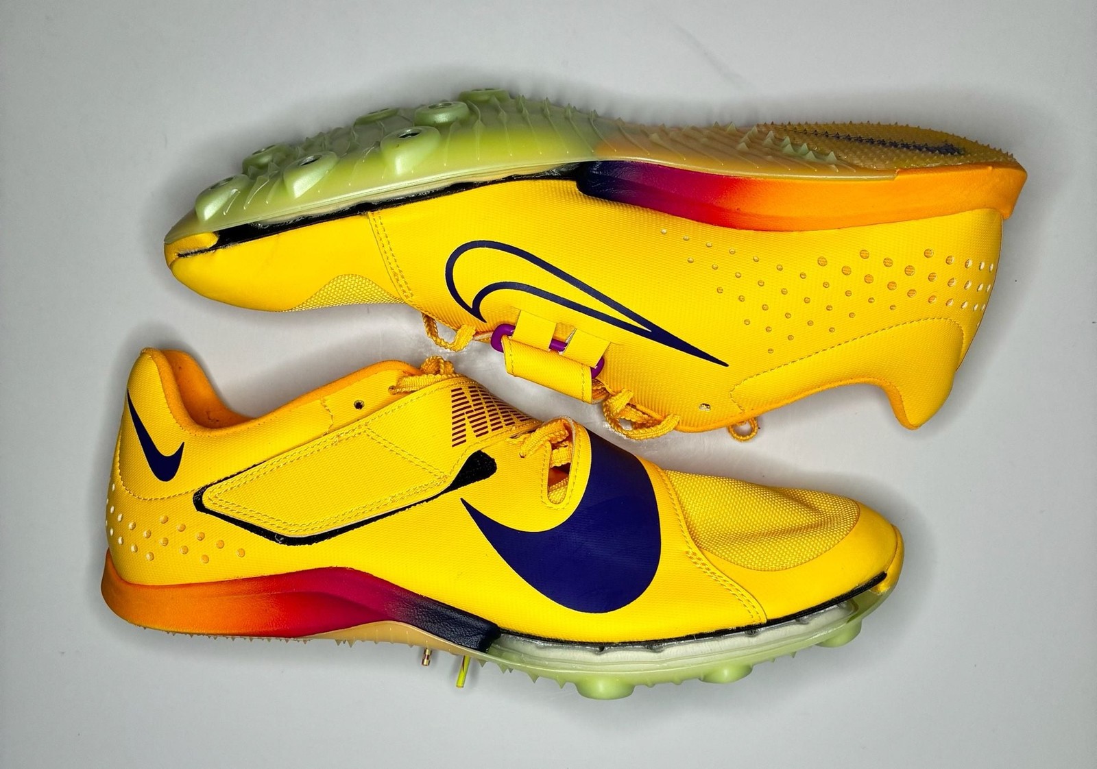 Nike Air Zoom LJ Elite Citron Pulse Track Spikes FZ9326-800