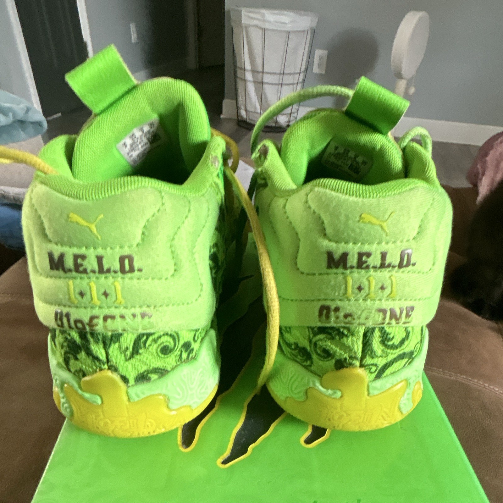PUMA MB.03 LaFrancé FOREVER.RARE Green/Yellow Mid Top Basketball 379233-01