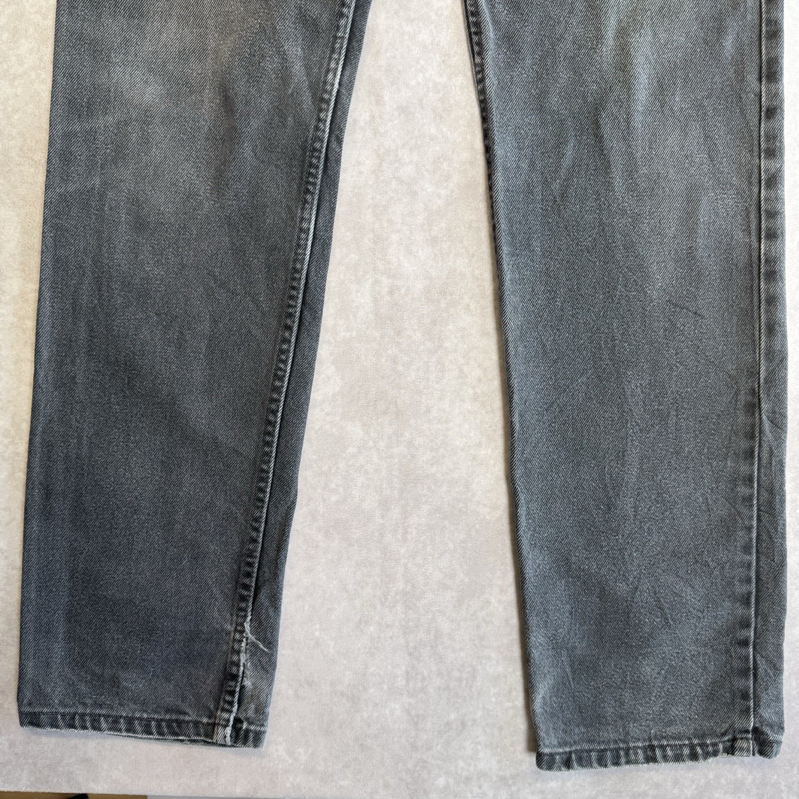 Levi’s 615 Men’s Jeans W30 L34 Black Regular Straight Leg Zip Fly 90s Orange Tab