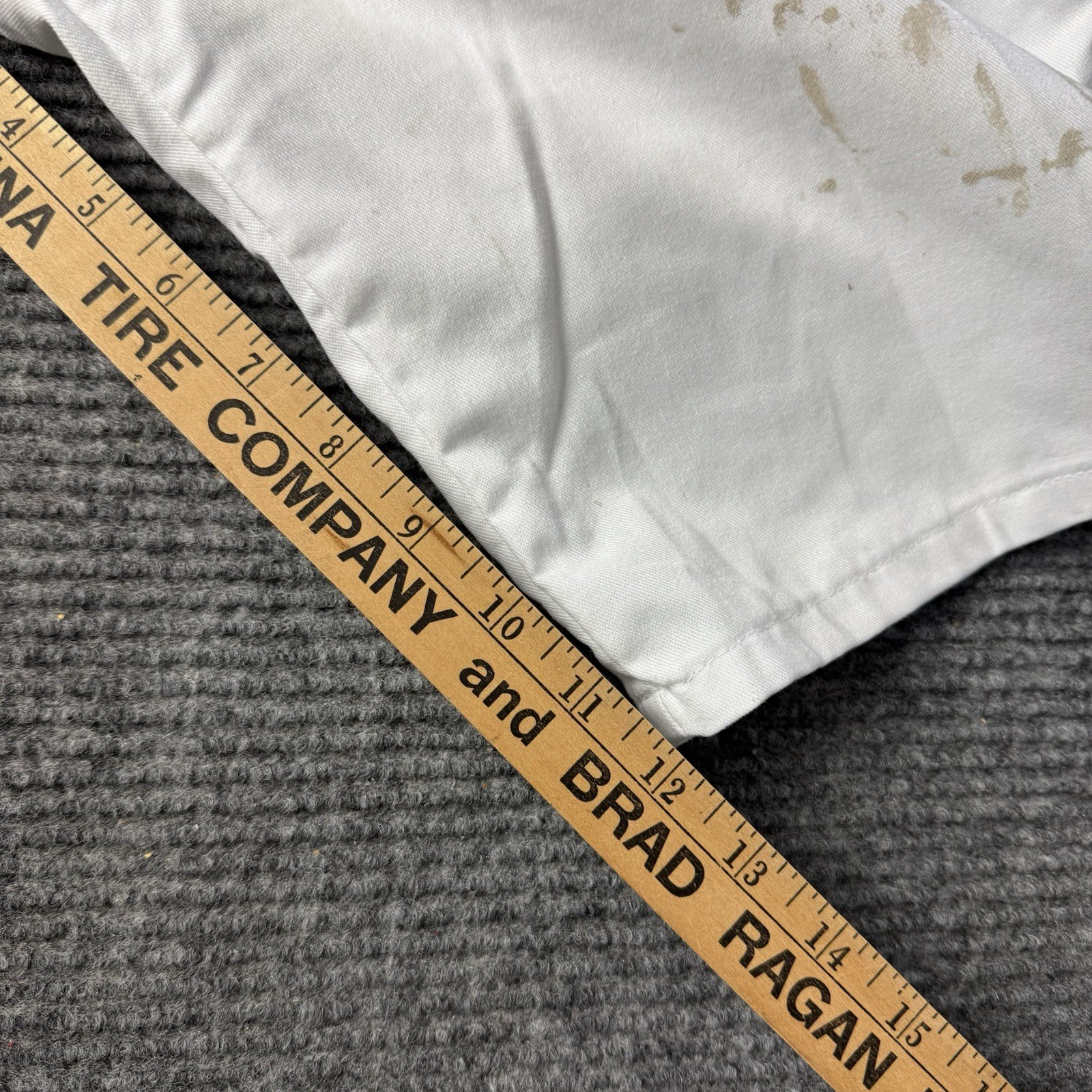 Dickies Paint Carpenter Shorts White Distressed Painted Size In Pictures