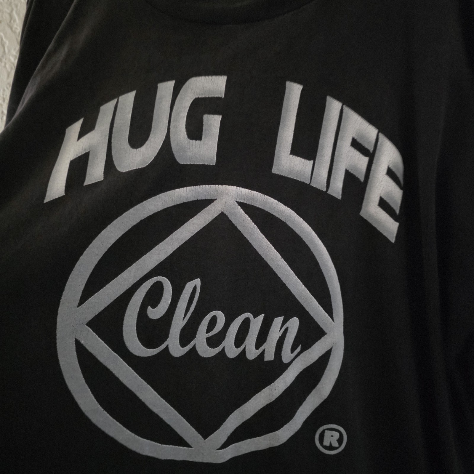 NA Narcotics Anonymous HUG LIFE rap style tee t-shirt sz. 3XL