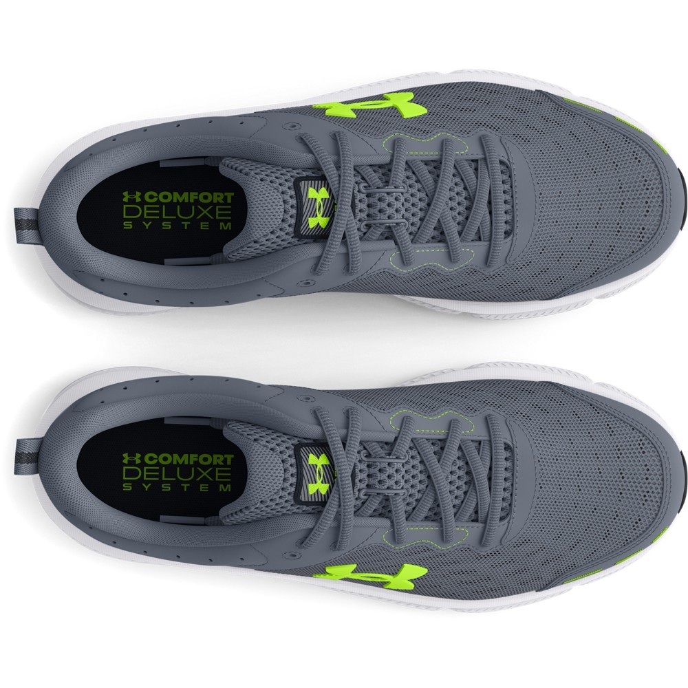 Under Armour 30261751 Men’s UA Charged Assert 10 Running Shoes Gravel, Size 11.5
