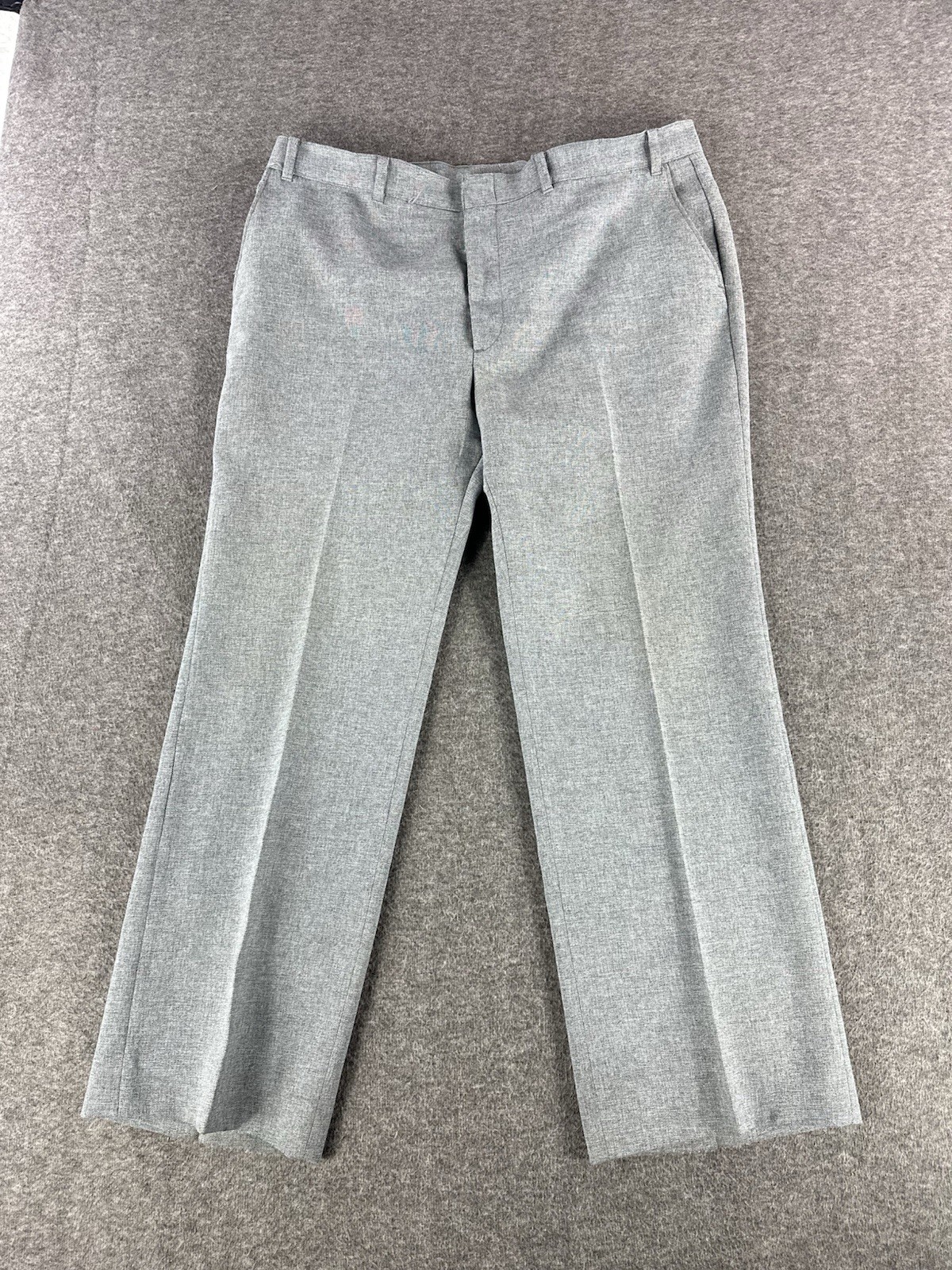 VTG 70s Levi’s Action 2 Piece Suit Gray 48L Pants 40×32 Daycare Retro Old Money