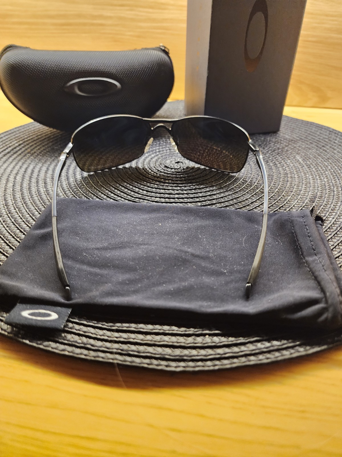 Oakley Crosshair 2.0 Alloy Metal Frame Blue Prizm Polarized Lens Full Pack New