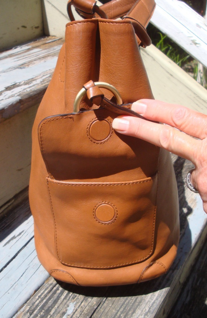 RADLEY LONDON Light Brown Leather Hoho Handbag Shoulderbag Large Tote Purse Boho