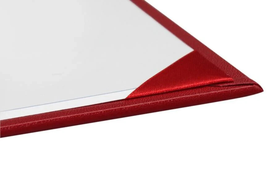 Red Imprinted Diploma Cover – High School Diploma Covers
