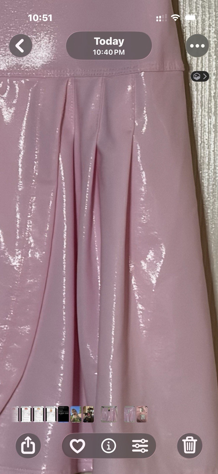lucky in love skort Pleated Long 14.5” Pink XL NWT$84.