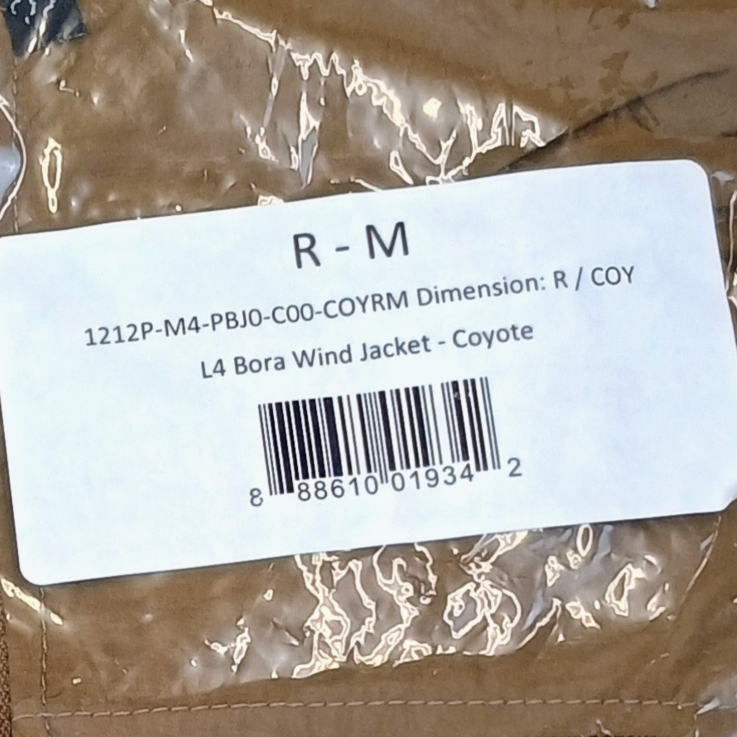 New Coyote Beyond Bora Wind Jacket (Level 4) *mocinc.1982*
