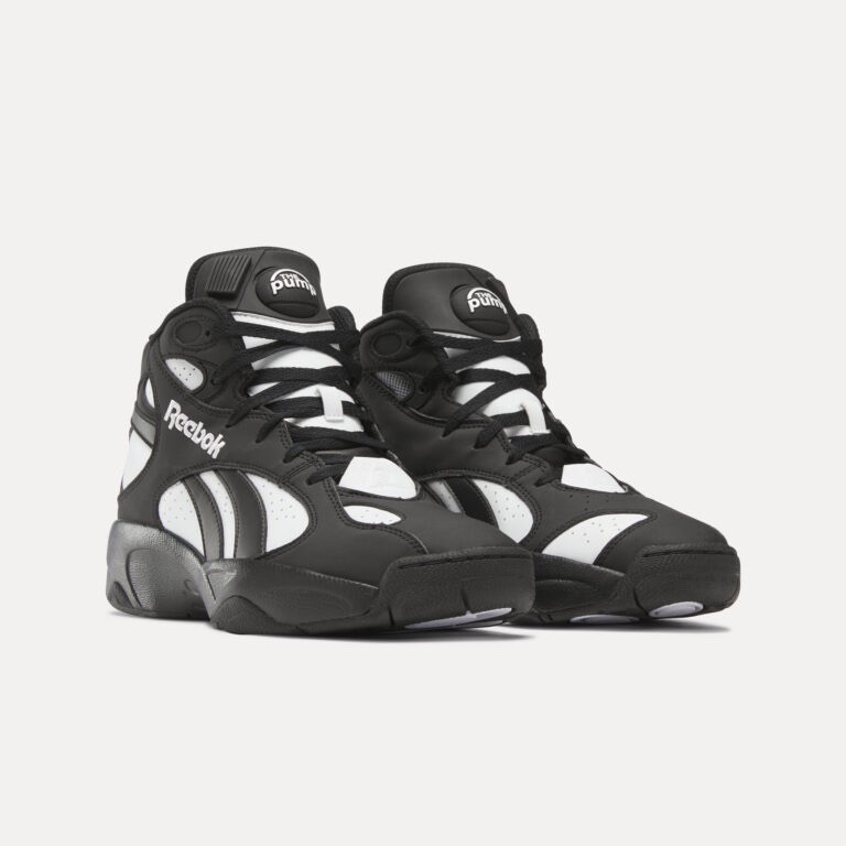 Reebok ATR Pump Vertical Mens Basketball Shoes Size 10.5 Black White 100032755