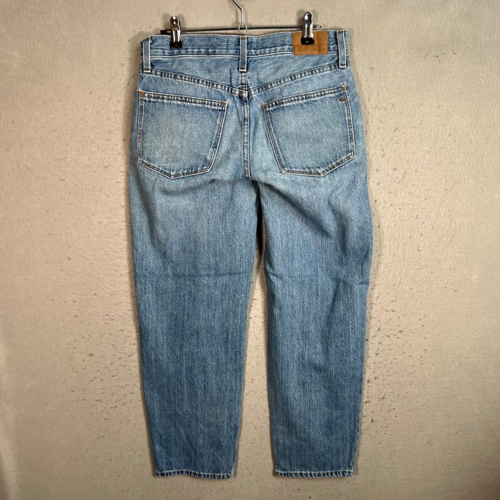 Madewell Womens Size 25P The Slouchy Boyjean Light Wash Denim Blue Jeans