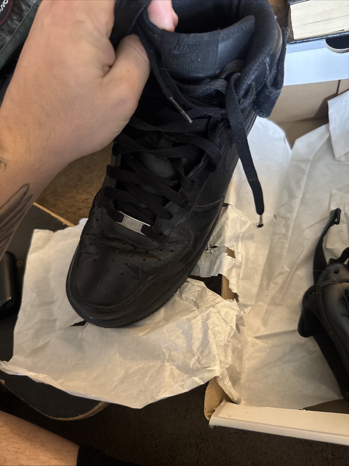 Nike Air Force 1 Mid 07 Black-Black