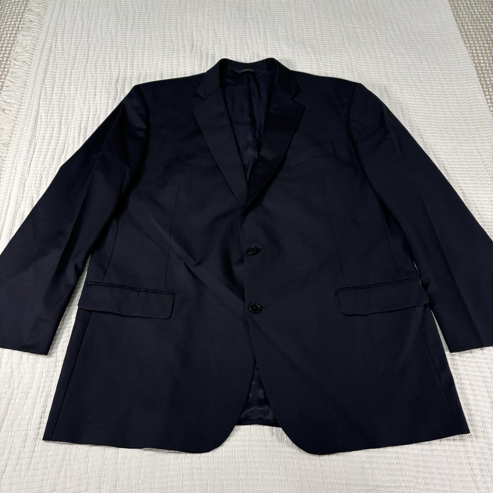 Brooks Brothers Jacket 50L Blue 1818 Madison Estrato Wool Blazer Sports Coat