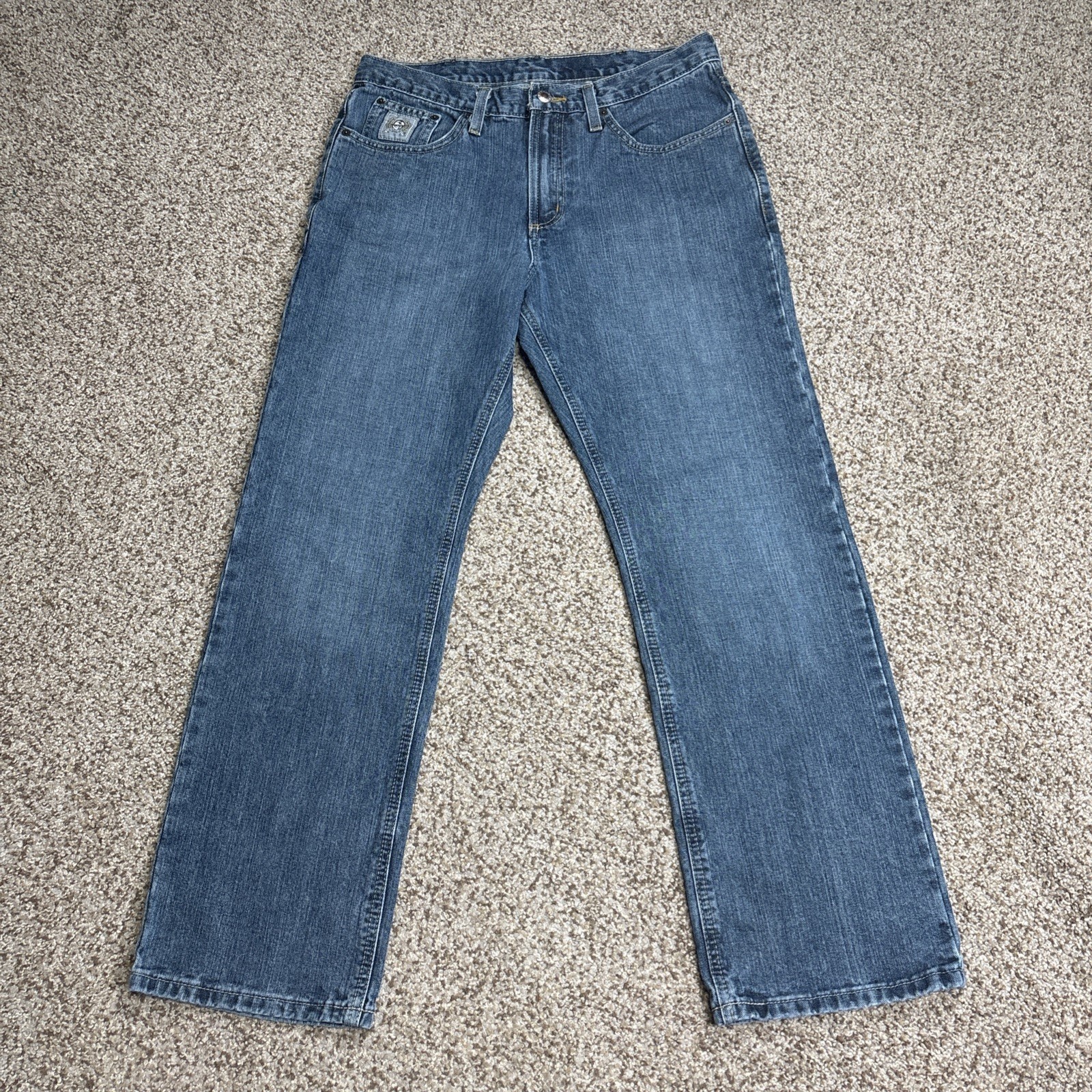 Cinch Silver Tab Denim Jeans Mens 31×30 Fits 31 X 28