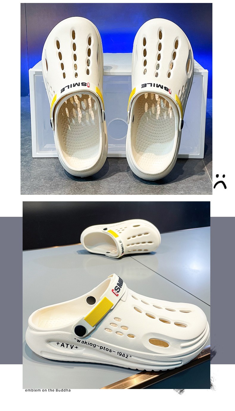 Men’s EVA Clogs Slip-On Sandals Non-Slip Lightweight Garden Shoes