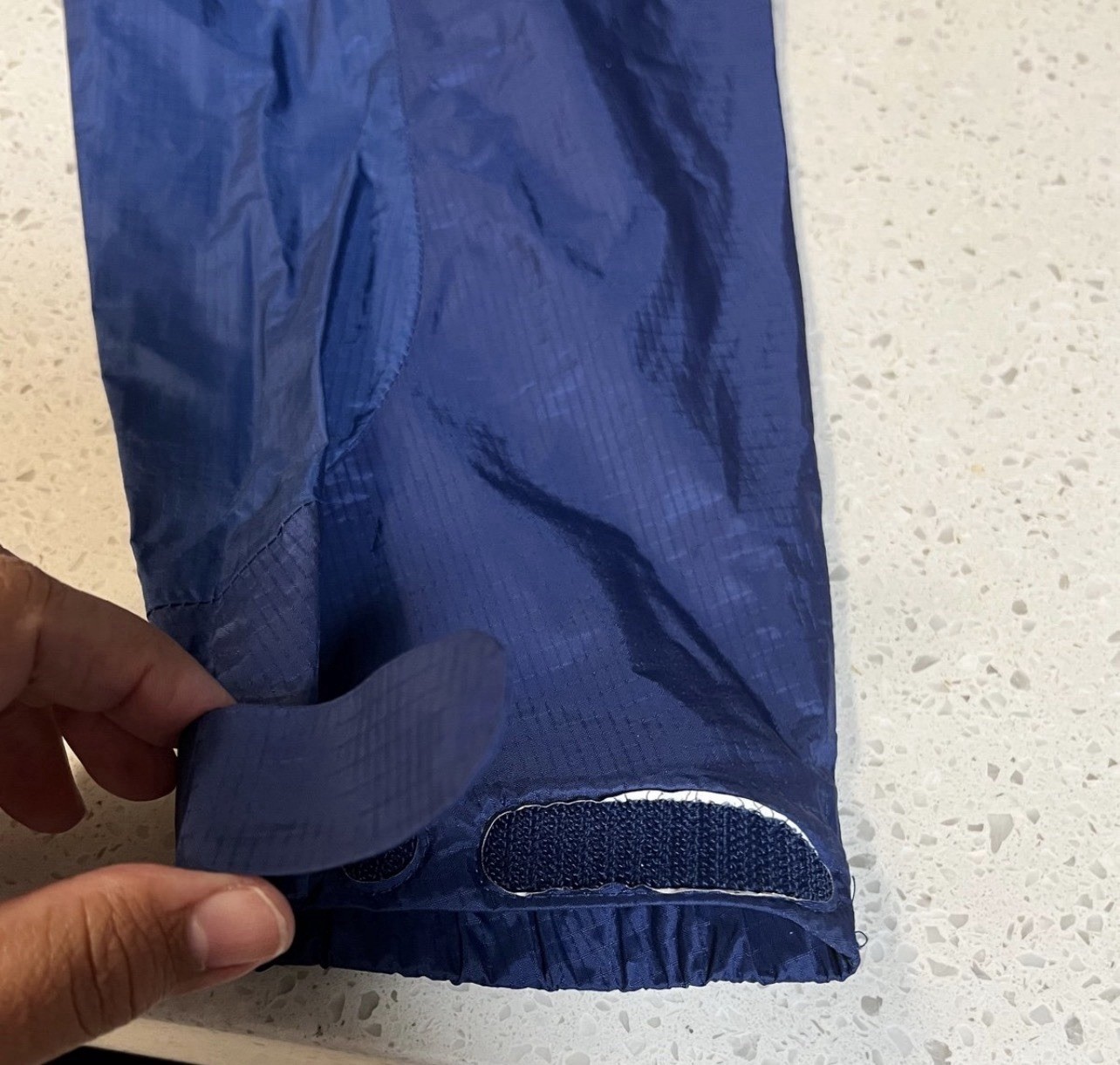 L.L. Bean Men’s Trail Model Rain Jacket Blue Large Regular OGTF8 Waterproof