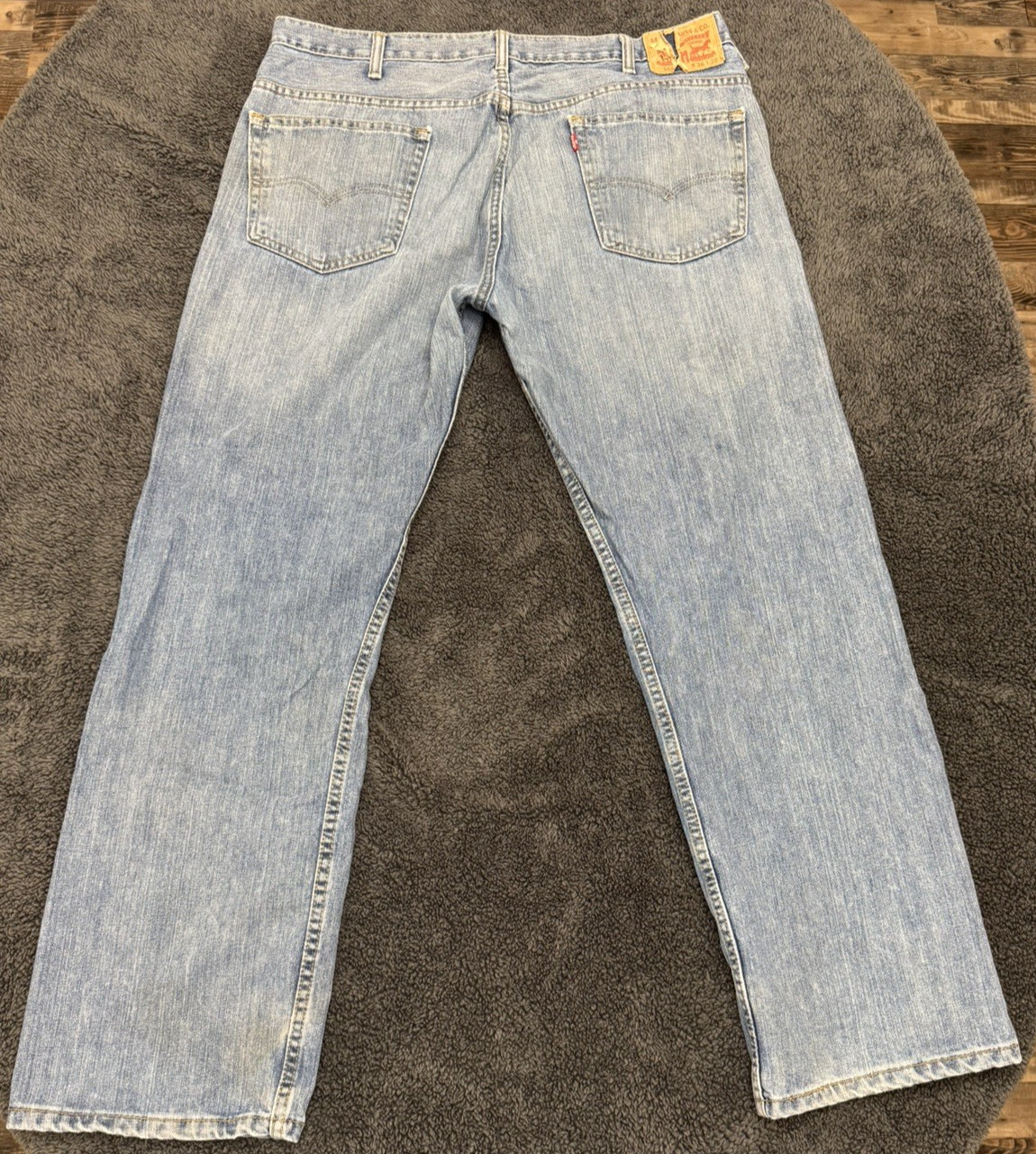 Lot of 3 Levi’s 569 Jeans Men’s 38×32 Loose Straight Denim Faded Distressed