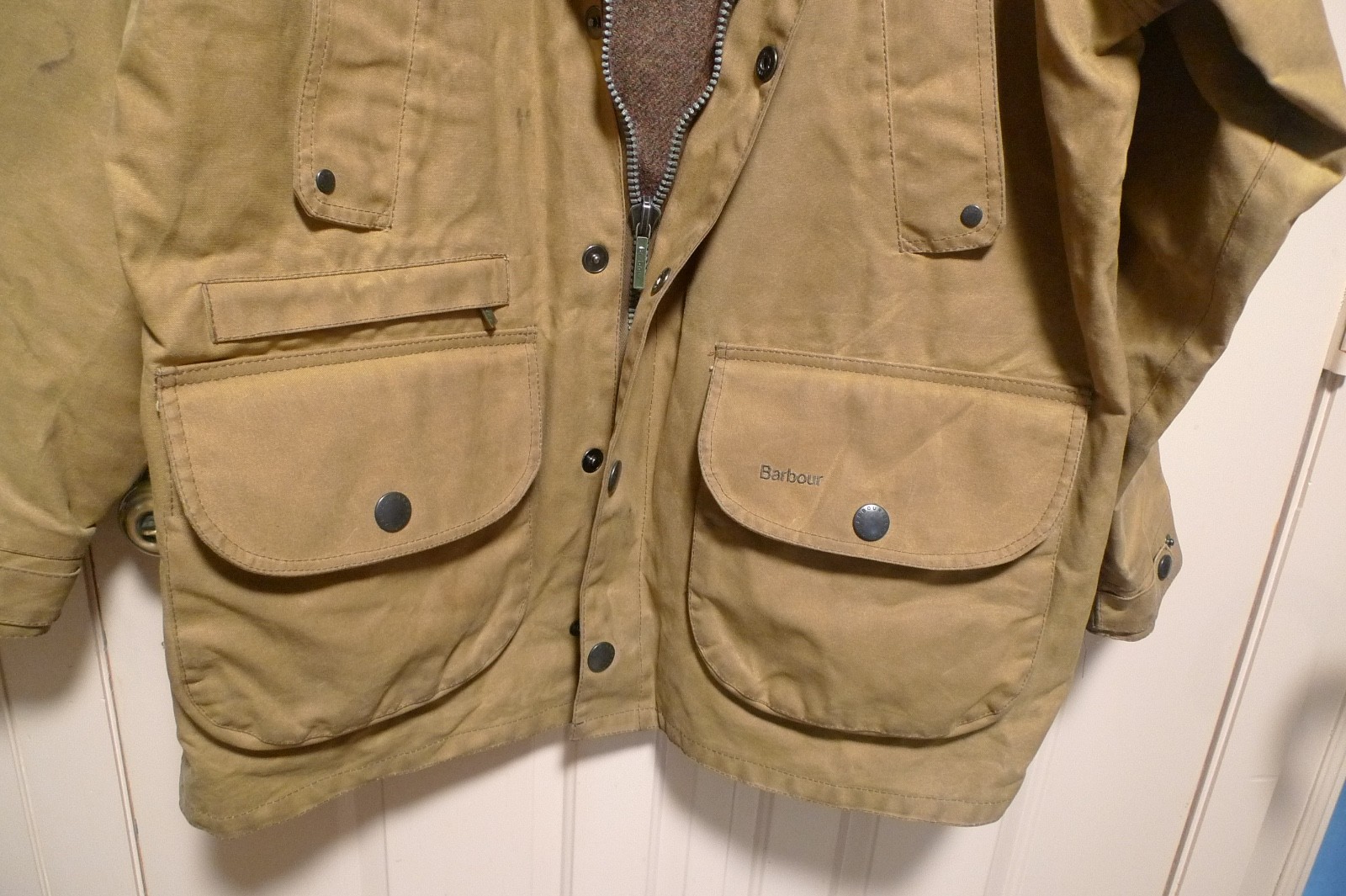BARBOUR – A501 CRASTER 10 OZ WAX COTTON JACKET – EXTRA HEAVYWEIGHT – 46 – RARE
