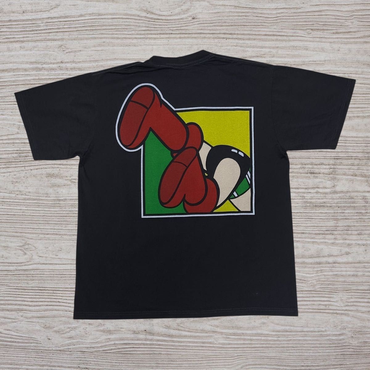 Astro Boy Mighty Atom Graphic T-Shirt XL Hanes Black Rare Anime