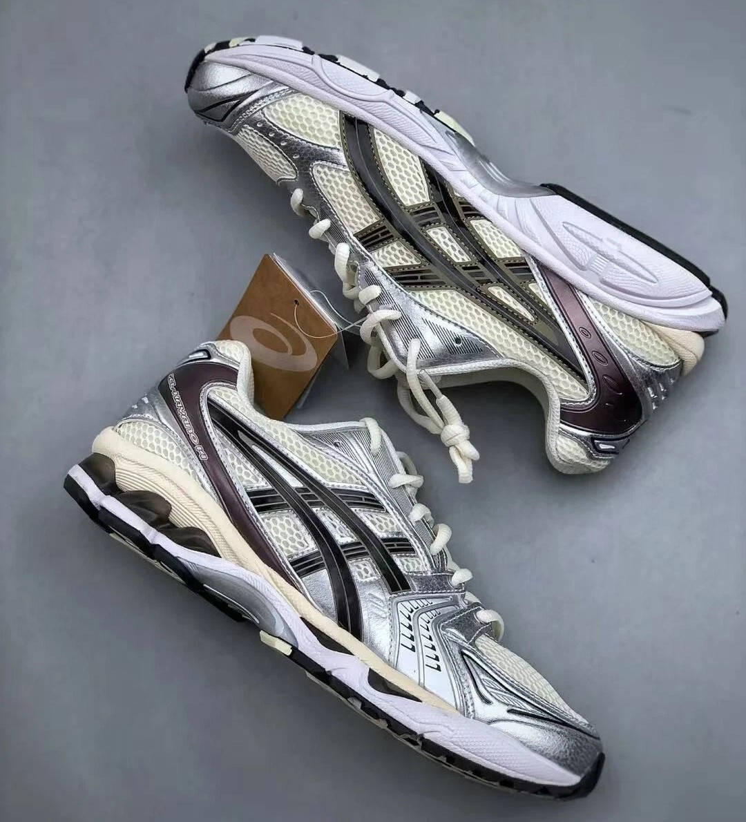 Asics Gel Kayano 14 ‘Silver Cream’ 1201A019-108 | Men’s 12.5 size